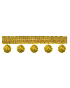 Principal Pom Pom Fringe, Gold