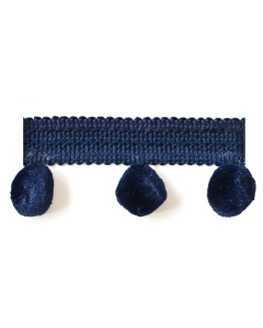Principal Pom Pom Fringe, Navy