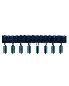 Principal Beaded Fringe, Navy