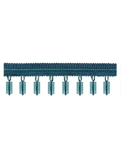 Principal Beaded Fringe, Teal