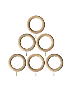 Laura Ashley 28mm Mitchell Rings - Washed Oak