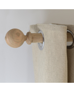Mitchell 28mm Eyelet Pole, Washed Oak, 150cm