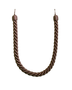 Laura Ashley Rope Tieback, Chestnut Brown