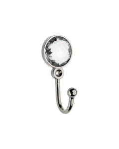 Swish Crystal Hook, Satin Steel 