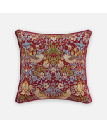 Avery Tapestry Claret, Piped Edge Cushion, 50x50cm