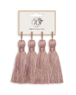 Laura Ashley Belford Cushion Tassel Blush