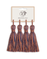 Laura Ashley Belford Cushion Tassels, Crimson Mix