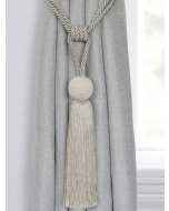 Laura Ashley Theodora Tassel Tieback, Dove Grey