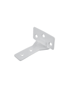 H1121 White Centre Pelmet Brackets 82mm