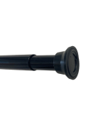 20mm Black Tension Rod 155-260cm