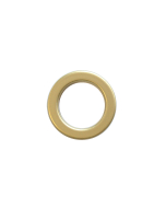 40mm Plastic Eyelet Tape Rings (H3089) - Matt Gold