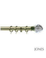 Quartz Sample Pole Antique Brass 60cm