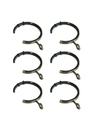 Strand 35mm Passing Rings, Burnished Brass (pack of 6)