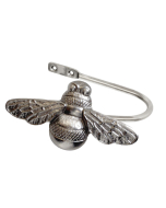 Ecuador, Bumblebee Holdback, Antique Silver