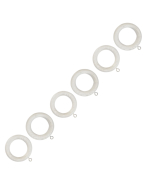 Laura Ashley 35mm Haywood Rings - White