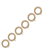 Laura Ashley 35mm Haywood Rings - Washed Oak