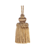 Florentine Key Tassel, Gold