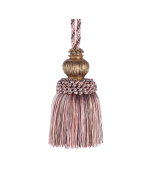 Florentine Key Tassel, Chalk Pink