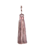 Florentine Cushion Tassel, Chalk Pink