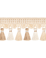 Florentine Tassel Fringe, Beige