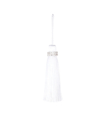 Tiffany Key Tassel, White