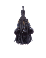 Interlude Key Tassel, Black