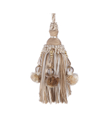 Interlude Key Tassel, Crema