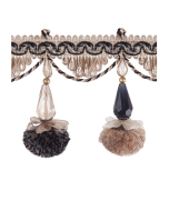 Interlude Pom Pom Fringe, Nero