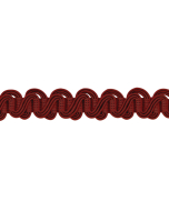 Baroque Scroll Gimp, Claret