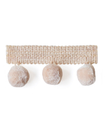 Principal Pom Pom Fringe, Ivory