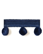Principal Pom Pom Fringe, Navy