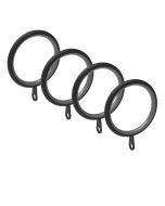 Integra French Pole Lined Rings (10) Matt Black