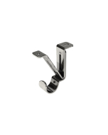 Integra 28mm Top Fix Bracket, Satin Steel