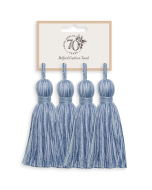 Laura Ashley Belford Cushion Tassels, Pale Seaspray