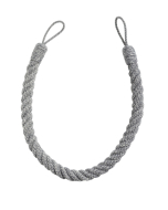 Laura Ashley Felton Rope Tieback Steel
