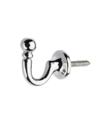 Swish Ball End Hook, Chrome 