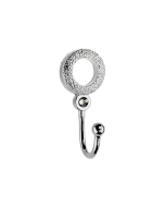 Swish Mosaic Circle Hook, Chrome 