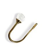 Laura Ashley Vivien Glass Curtain Embrace Antique Brass