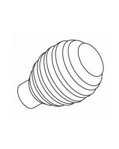 Silent Gliss 0985 Groove Ball Finial for 1003