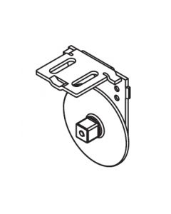 Silent Gliss 10542 Drive Side Bracket for 4910 White