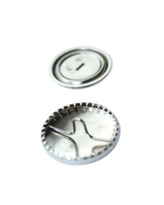 A323121 22mm Metal Button Shells
