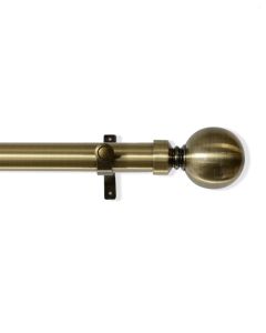 Laura Ashley, 28mm Ball End Eyelet Pole (Antique Brass)