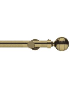 Integra Elements, 28mm Lexington Eyelet Pole, Antique Brass  - 300cm in 1 Piece