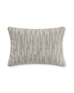 Erika Charcoal Braided Trim Edge Cushion Cover - 40x60cm