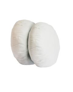 Round Boxed Feather Cushions 46x5cm (18x2”) 2pk