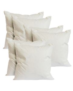 Square Feather Cushions 46x46cm (18x18”) 6pk