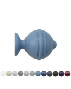 Handcrafted, Estate 48mm,  Ribbed Ball Finial