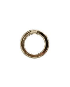 H3089 Eyelets Tape Ring, Shiny Gold