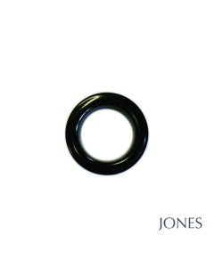 40mm Brass Eyelets (H5042) - Gloss Black 