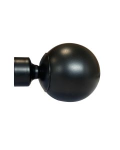 Cosmos 28mm Contract Finial, Black, Pack of 24